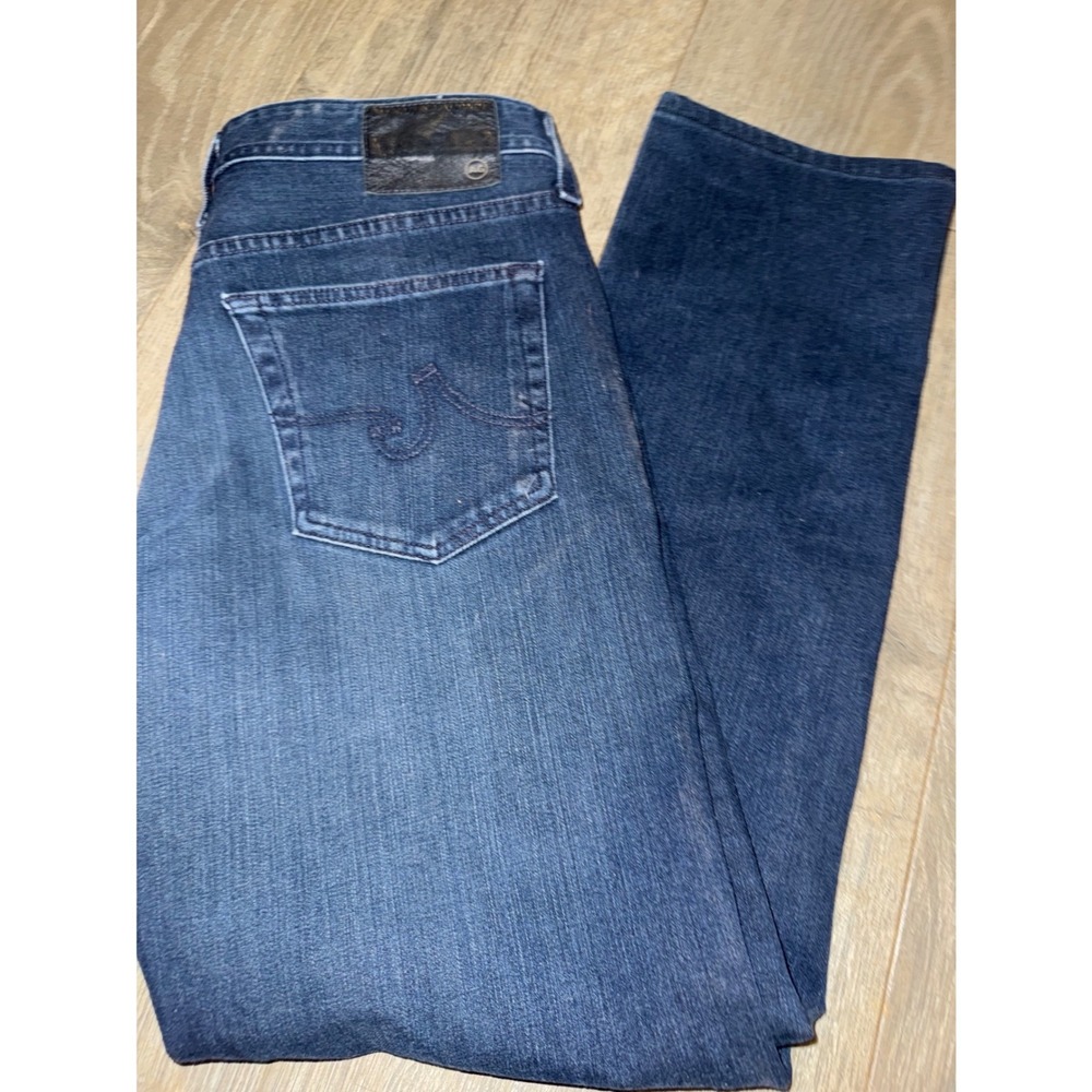 AG Adriano Goldschmied The Everett Slim Straight Jeans Dark Wash Denim 360 34x30